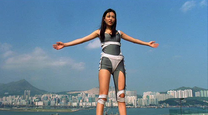 Lynn about to fall off the roof