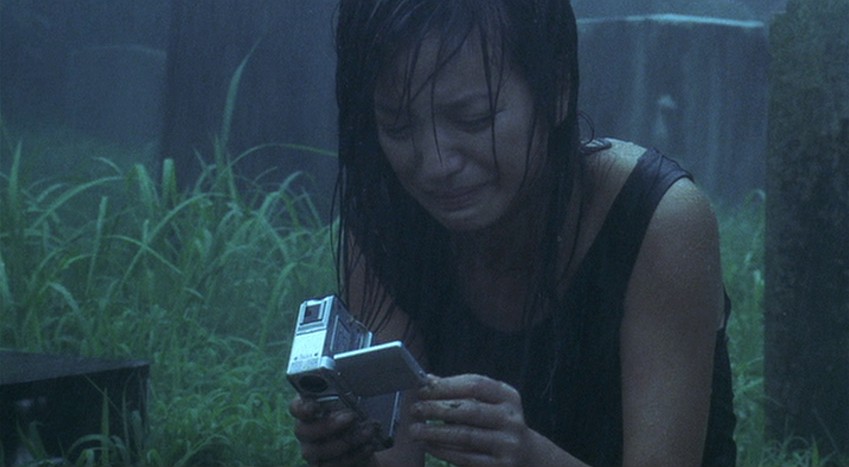 Sue's grief at the cemetry 1